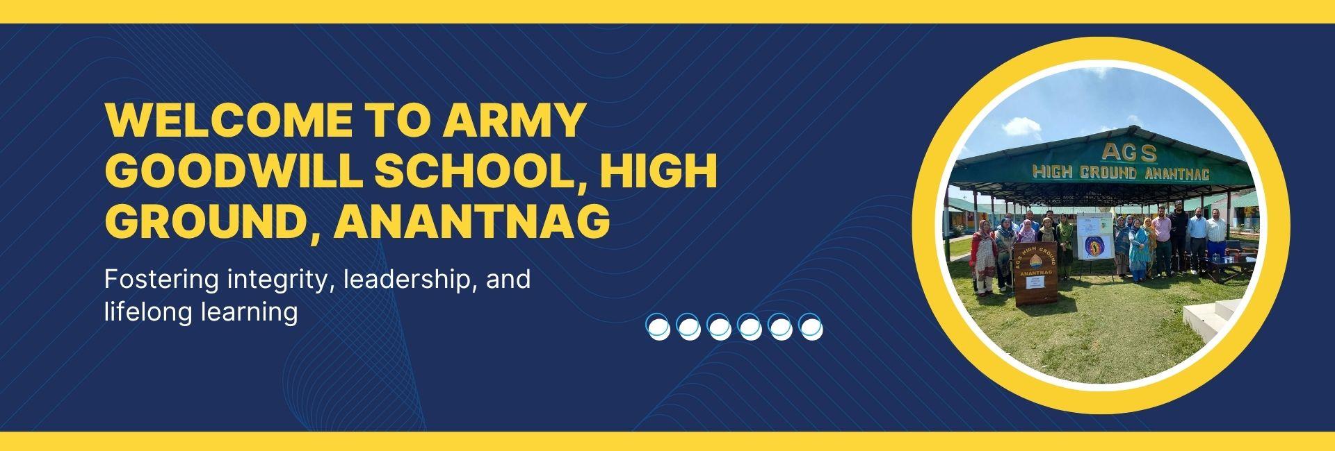 Army Goodwill School High Ground Anantnag